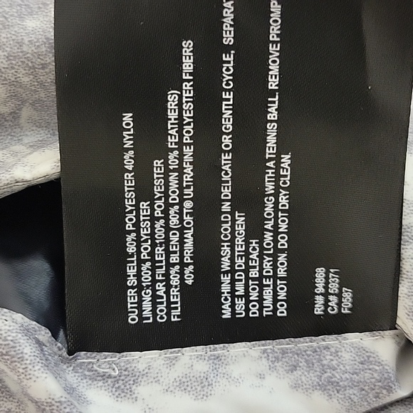 Bernardo Gray/black Reversible Primaloft Puffer Vest 60/40 Down/primaloft - Picture 7 of 7